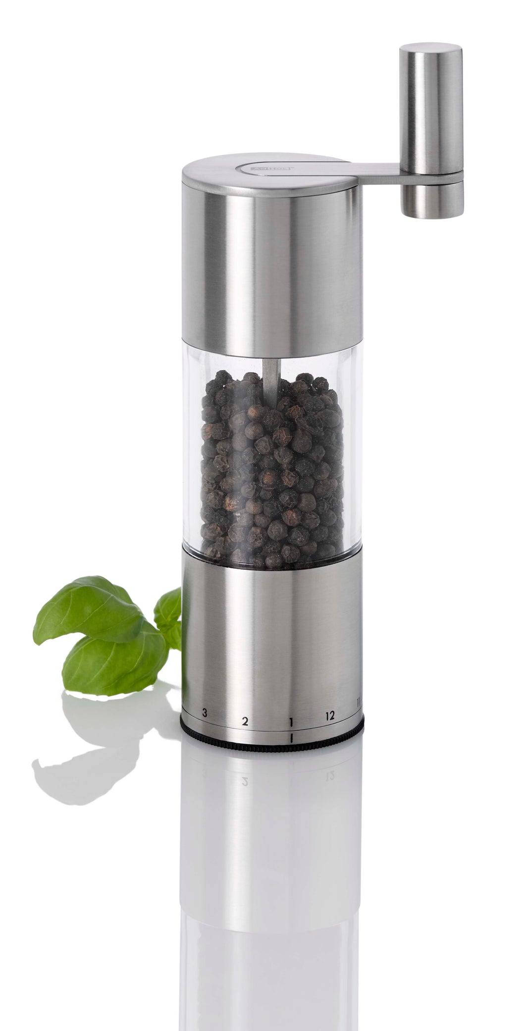 Greenco Automatic Electric Pepper Mill and Salt Grinder, Stainless Steel 